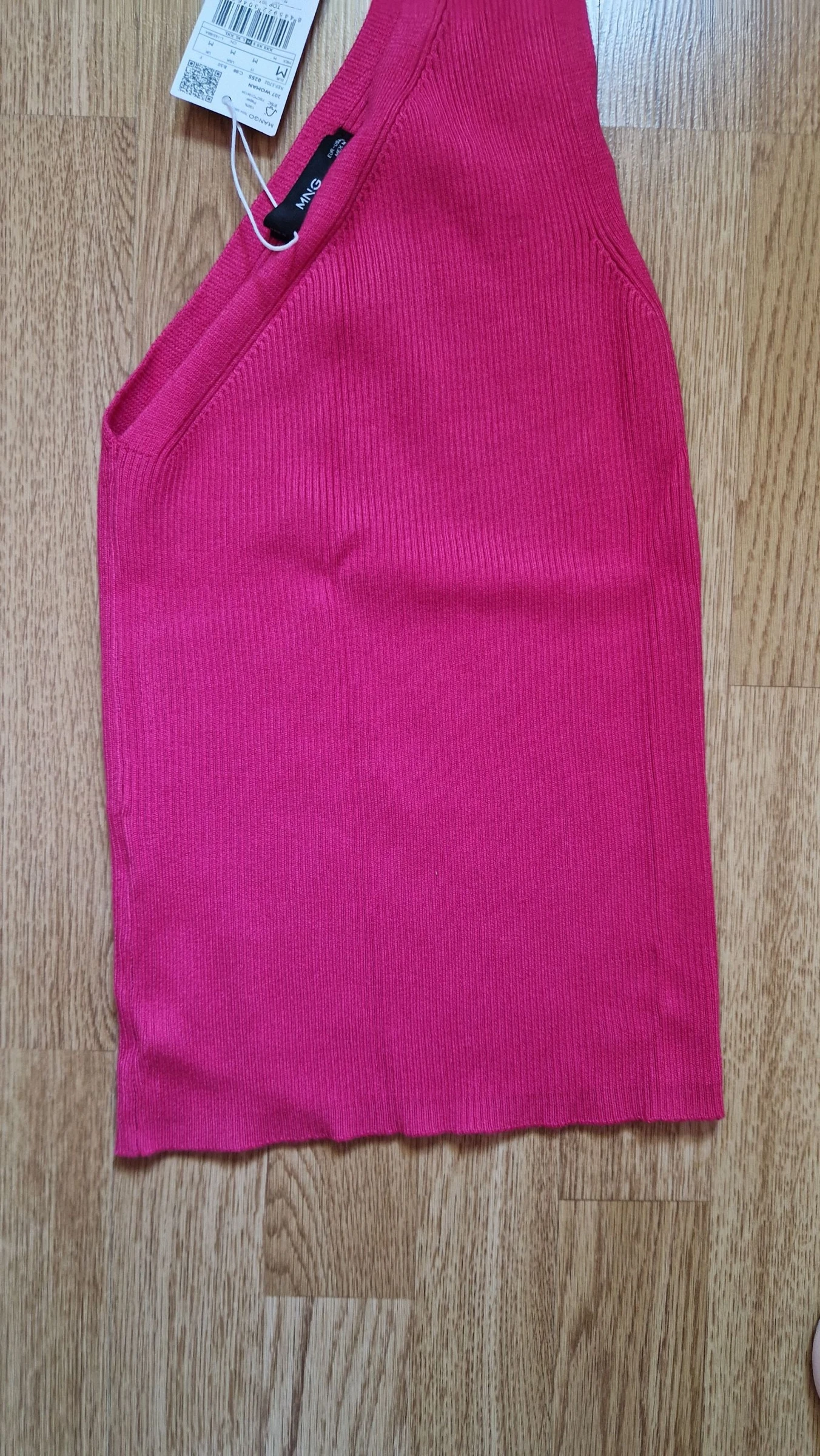 Fuchsia roze asymmetrische top Mango NIEUW – photo 8
